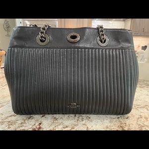 Quilted Leather Coach purse.